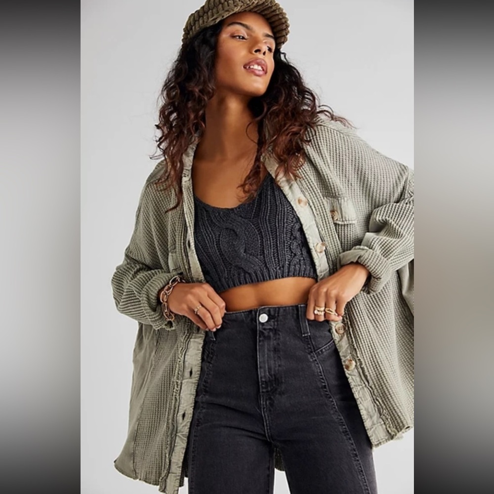 Free People Scout Green Tea Leaves. Size XS